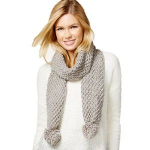 Rampage Women's Knit Scarf in Grey, Retail $36.00